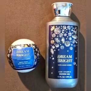 Dream Bright Bath & Body Works Shower Gel and Bath Fizzy Set